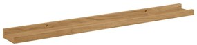 vidaXL Ράφι Τοίχου με ράφι 2 pcs Καφέ 80 x 9 x 3 cm Επεξεργασμένο ξύλο