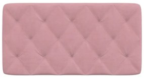vidaXL Μαξιλάρι για Κεφαλάρι Ροζ 100 εκ. Βελούδο