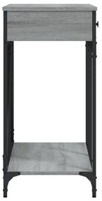 vidaXL Τραπέζι Κονσόλα Γκρι Sonoma 100x39x78,5 εκ. Επεξεργασμένο Ξύλο
