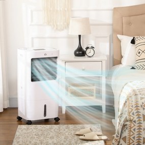 Air Cooler 3 Modes Λειτουργία χρονοδιακόπτη Rollable Plastic White