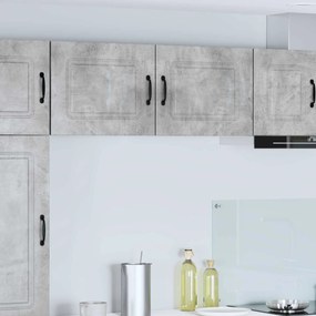 Ντουλάπα Κουζίνας με ράφι 2 pcs Σκυρόδεμα Γκρι 50 x 31 x 40 εκ.