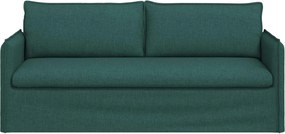 vidaXL Καναπές Σκούρο Πράσινο