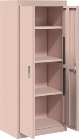 vidaXL Ντουλάπι αποθήκευσης Ροζ 60 x 40 x 140 cm Ατσάλι