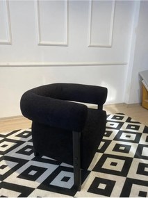 Stewehome Πολυθρόνα με πόδια από ξύλο 60x55x55 cm