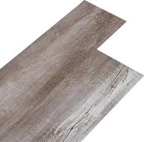 vidaXL Πλάκες Δαπέδου 5,02 m² 36 pcs PVC Ματ Ξύλο Καφέ