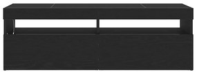 vidaXL Ντουλάπι TV Μαύρο 120 x 35 x 40 εκ. Επεξεργασμένο ξύλο