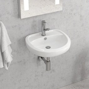 Νιπτήρας Αναρτώμενος LT 304G 48x42x18cm White Karag Πορσελάνη