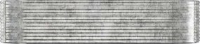 vidaXL Ζαρντινιέρα Ασημί 322x100x68 εκ. Γαλβανισμένος χάλυβας