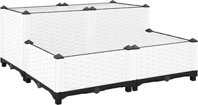 vidaXL Ζαρντινιέρα 80 x 80 x 38 εκ. από Πολυπροπυλένιο