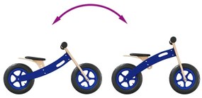 Ποδήλατο Ισορροπίας για Παιδιά με Λάστιχα Αέρα Μπλε - Μπλε
