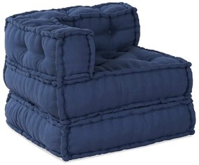 vidaXL Μονάδα Μοντέρνου Καναπέ Ινδικο 70 x 70 x 56 εκ Ύφασμα