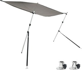 vidaXL Επέκταση Σκιάστρου Σχήμα Τ Ανθρακί 174x205x(115-194) εκ.