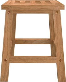 vidaXL Σκαμπό 29x22,5x25,5 εκ. Μασίφ Ξύλο Καρυδιά