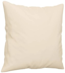 Σετ Σαλονιού 4 Τεμαχίων Μπεζ από Ύφασμα Μικροϊνών με Μξιλάρια 3202313