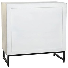 Συρταριέρα DKD Home Decor Κεραμικά Γκρι Λευκό Ξύλο από Μάνγκο (80 x 38 x 80 cm)