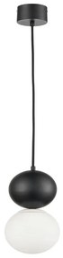 Φωτιστικό Οροφής Stone 4236700 D140 Black Viokef Metal, Glass