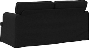 vidaXL Καναπές 140cm Μαύρο Μέταλλο