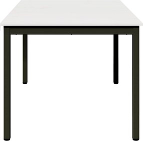 vidaXL Τραπεζαρία Λευκό 150 x 90 x 75 cm Στερεά ξυλεία πεύκου