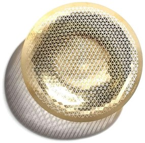 Διακοσμητικό Μπωλ Push PS-B Φ15cm Gold Fundamental Μέταλλο