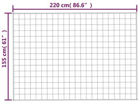 ΚΟΥΒΕΡΤΑ ΒΑΡΥΤΗΤΑΣ ΓΚΡΙ 155 X 220 ΕΚ. 7 Κ. ΥΦΑΣΜΑΤΙΝΗ 350776