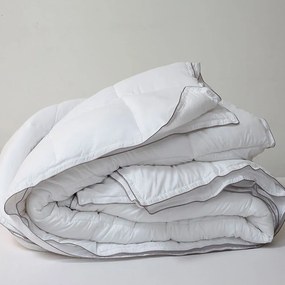 Πάπλωμα Basics/Underwear White Melinen Μονό 160x240cm Βαμβάκι-Μικροφίμπρα