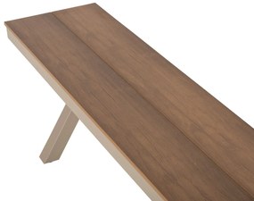 ΠΑΓΚΑΚΙ ΑΛΟΥΜΙΝΙΟΥ TAWNEE HM6040.04 ΣΑΜΠΑΝΙ-POLYWOOD ΚΑΘΙΣΜΑ ΦΥΣΙΚΟ 220x36x44,5Υεκ. (1 Τεμμάχια)