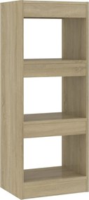 vidaXL Βιβλιοθήκη/Διαχωρ. Χώρου Sonoma Δρυς 40x30x103 εκ. Επεξ. Ξύλο