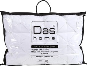 Μαξιλάρι Ύπνου Μέτριο (50x70) Das Home Comfort Collection 1032 Microfiber