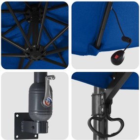 vidaXL Ομπρέλα Κήπου 248 x 248 x 148 εκ. Πολυεστέρας και Χάλυβας