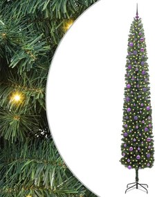 vidaXL Τεχνητό Χριστουγεννιάτικο Δέντρο με 300 LED Πράσινο 270 cm