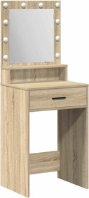 vidaXL Τραπέζι περιποίησης Δρύς Sonoma 50 x 41 x 135 εκ