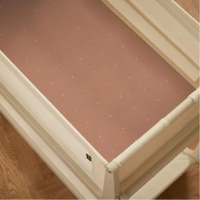 SNUZ Σετ σεντόνια 2τμχ για λίκνο 44x80cm Blush/Dot