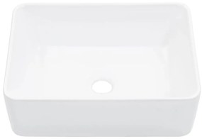 vidaXL Νιπτήρας Λευκός 40 x 30 x 13 εκ. Κεραμικός