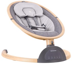 Ηλεκτρικό Ρηλάξ Με Μουσική (0+Μηνών/Έως 9kg) Kikka Boo Ashlee Light Grey