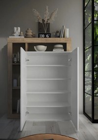 Berlin Παπουτσοθήκη Καφέ 78x35x116