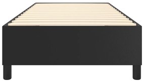 vidaXL Πλαίσιο Κρεβατιού Boxspring Μαύρο 100x200 εκ. Συνθετικό Δέρμα