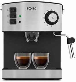 Καφετιέρα Εσπρέσο με Βραχίονα Solac CE4483 Ασημί 16 L