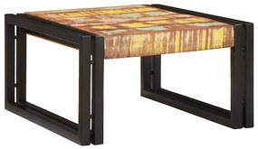 vidaXL Ράφι μπάνιου Πολύχρωμο 60 x 50 x 23 εκ Στερεό ανακτημένο ξύλο