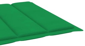 Ξαπλώστρα Διπλή από Μπαμπού με Μαξιλάρια - Πράσινο