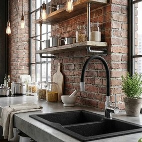 Sanitec Classic 340 (78×50) - Γρανιτένιος νεροχύτης - Granite Celtic Stone