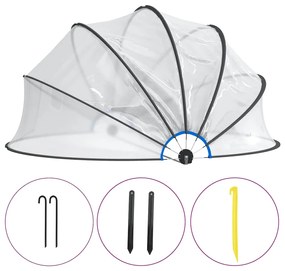 vidaXL Προστατευτικό Κάλυμμα Πισίνας 500 x 250 εκ.