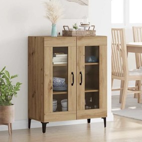 vidaXL Πλαϊνό γραφείο Artisan Oak 69,5 x 34 x 90 εκ.