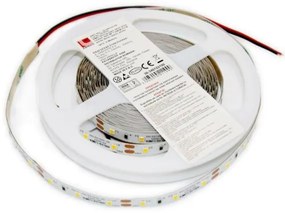 Adeleq Ταινία LED Λευκή Αυτοκόλλητη 5m 12VDC 2835 7.2W Και 60LED Ανά Μέτρο IP54 Θερμό 3000K 30-340122100