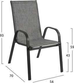 ΣΕΤ ΤΡΑΠΕΖΑΡΙΑ 7ΤΜΧ ΤΡΑΠΕΖΙ BRUNO 150X90 ΜΕ ΠΟΛΥΘΡΟΝΕΣ TEXTILINE ΓΚΡΙ HM11471