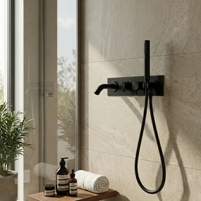 Sparke Musa 18 Black Matt - Εντοιχιζόμενη Μπαταρία Λουτρού