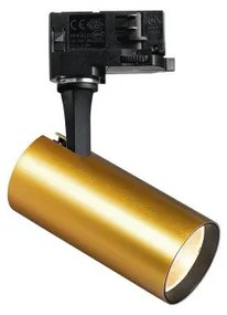 Σποτ Τριφασικής Ράγας Link LED 8W Ορείχαλκος 3000K CRI80 Fox 283920 Ideal Lux 283920