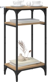 vidaXL Τραπεζάκι Πλευράς Artisan Oak 40 x 30 x 75 cm