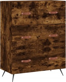 vidaXL Ντουλάπι Καπνιστή Δρυς 69,5x34x180 εκ. από Επεξεργασμένο Ξύλο