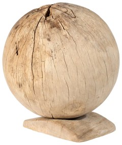 Artwork/Sculpture S Line 45cm ξύλινη σφαίρα με βάση S1629-00N3
