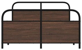 Πλαίσιο Κρεβατιού Χωρ. Στρώμα Καφέ Δρυς 120x200εκ. Επ. Ξύλο - Καφέ